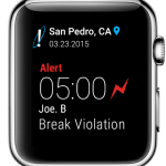 apple watch app - break violation